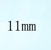 Round White Cubic Zirconia White 11mm 50pcs Loose Stone