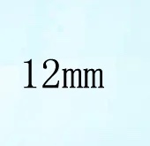 Round White Cubic Zirconia White 12mm 50pcs Loose Stone