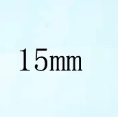 Round White Cubic Zirconia White 15mm 50pcs Loose Stone
