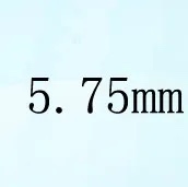 Round White Cubic Zirconia White 5 75mm 50pcs Loose Stone