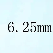 Round White Cubic Zirconia White 6 25mm 50pcs Loose Stone
