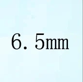Round White Cubic Zirconia White 6 5mm 50pcs Loose Stone
