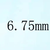 Round White Cubic Zirconia White 6 75mm 50pcs Loose Stone