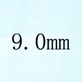 Round White Cubic Zirconia White 9 0mm 50pcs Loose Stone