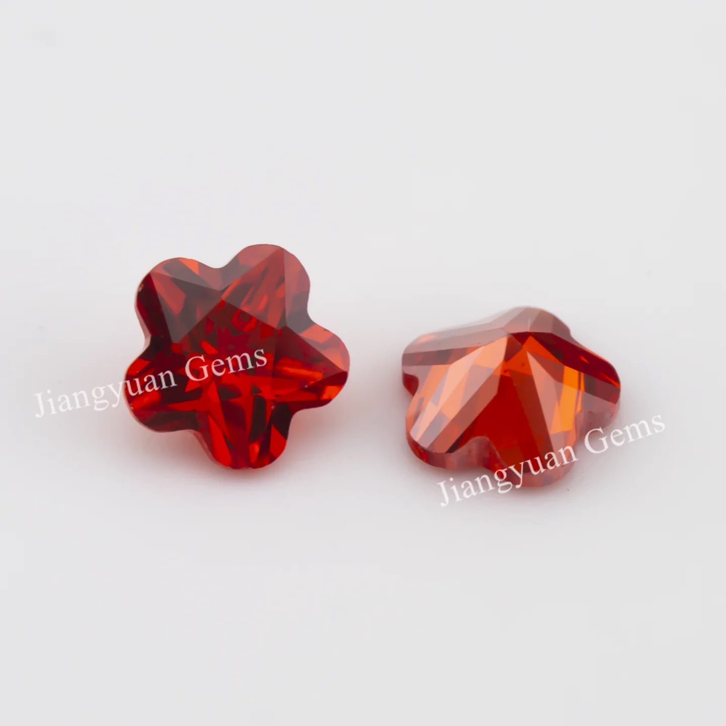 Special Cut Colored Cubic Zirconia Orange Loose Stone