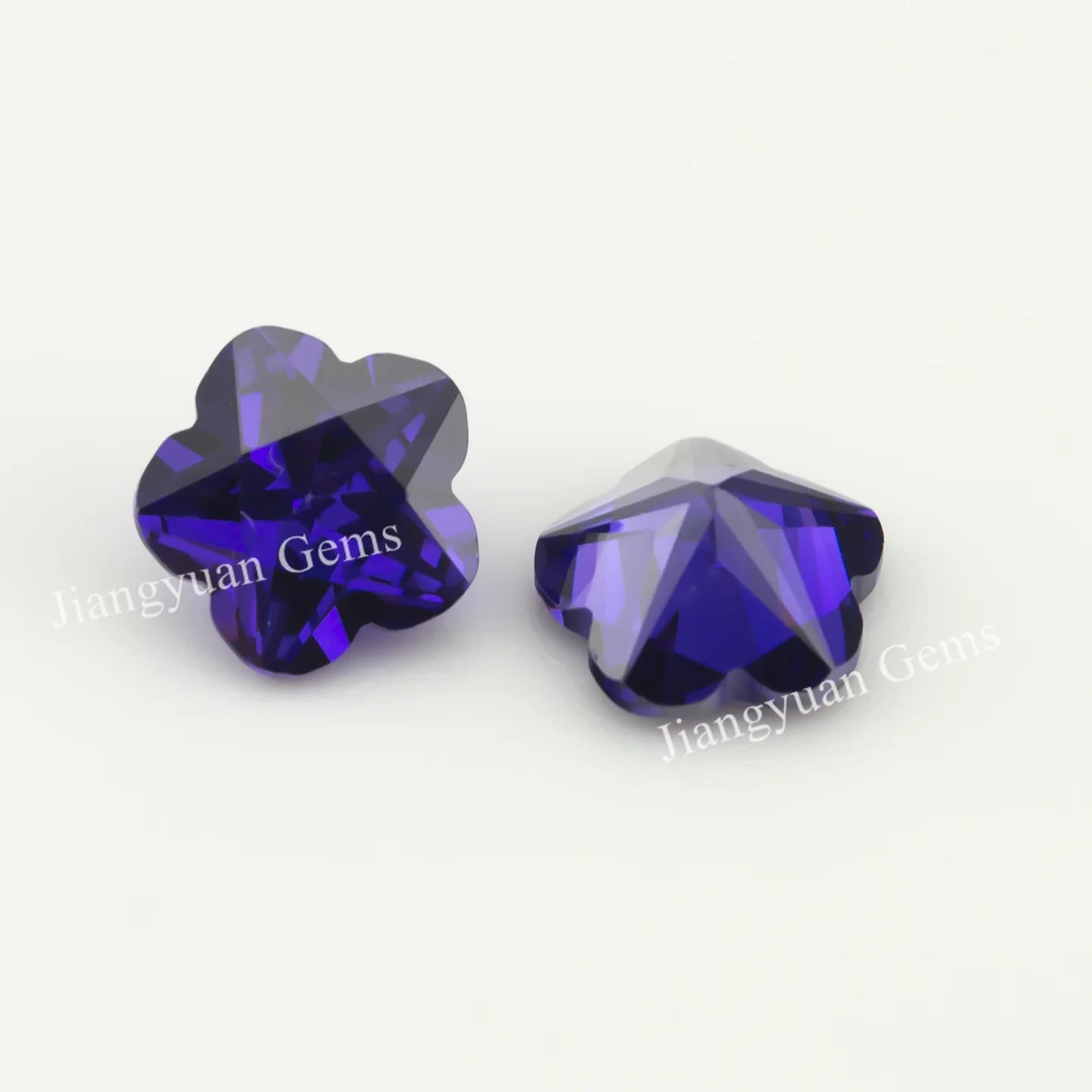 Special Cut Colored Cubic Zirconia Violet Loose Stone