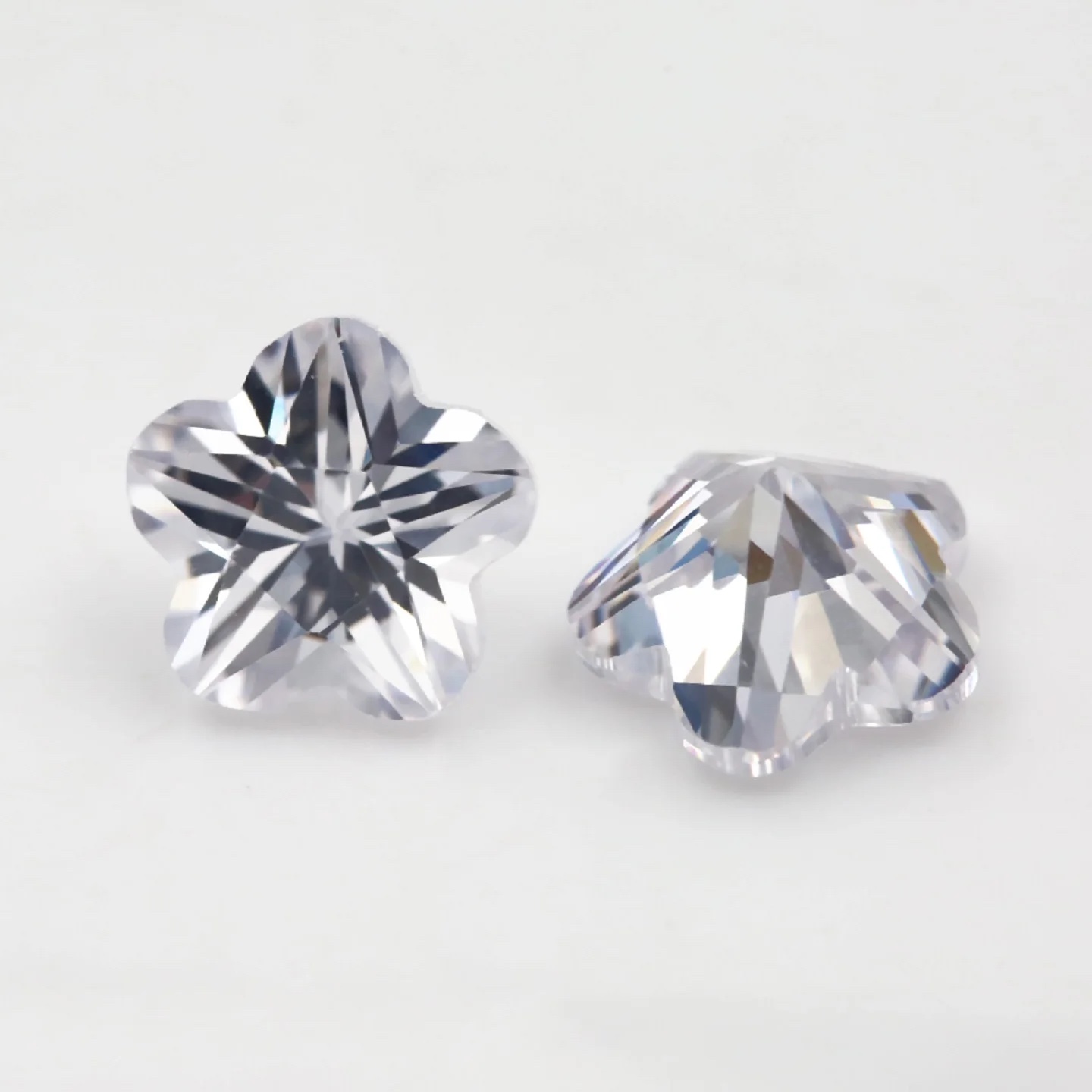Special Cut Colored Cubic Zirconia White Loose Stone
