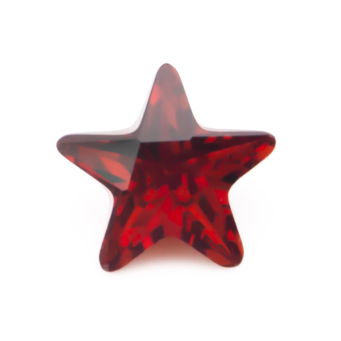 Special Cut Colored Cubic Zirconia Garnet Loose Stone