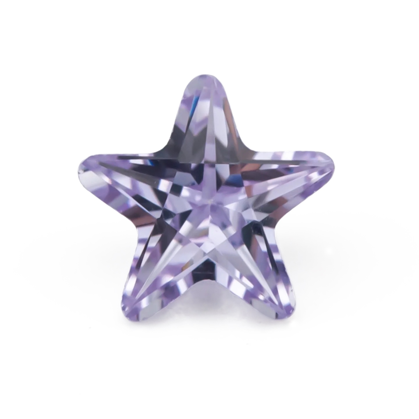 Special Cut Colored Cubic Zirconia Lavender Loose Stone