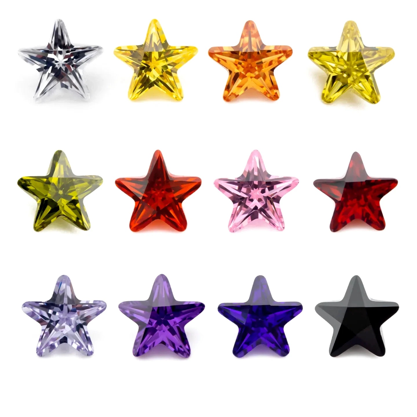 Special Cut Colored Cubic Zirconia Loose Stone