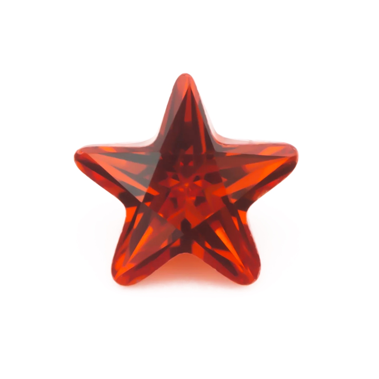 Special Cut Colored Cubic Zirconia Orange Loose Stone