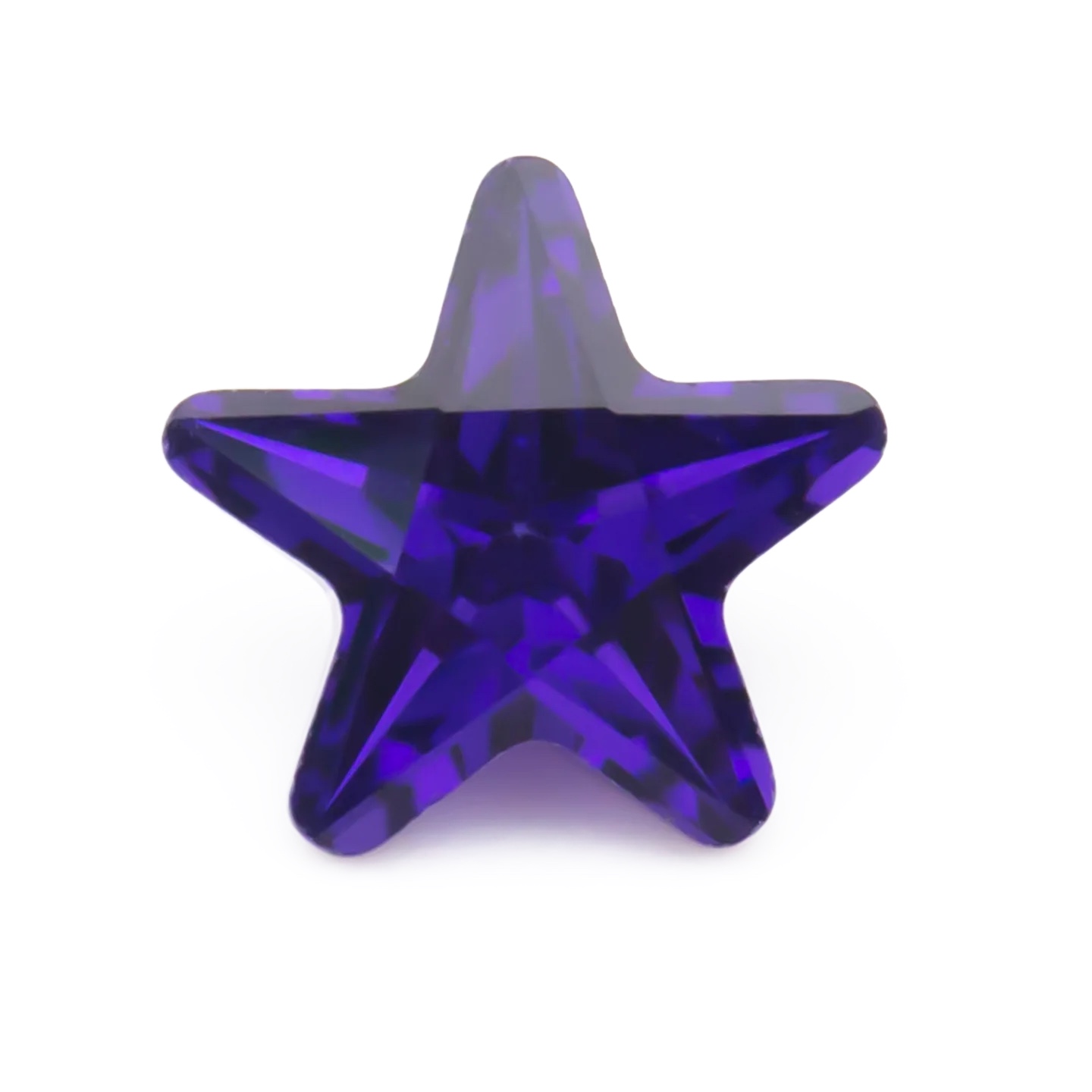 Special Cut Colored Cubic Zirconia Violet Loose Stone