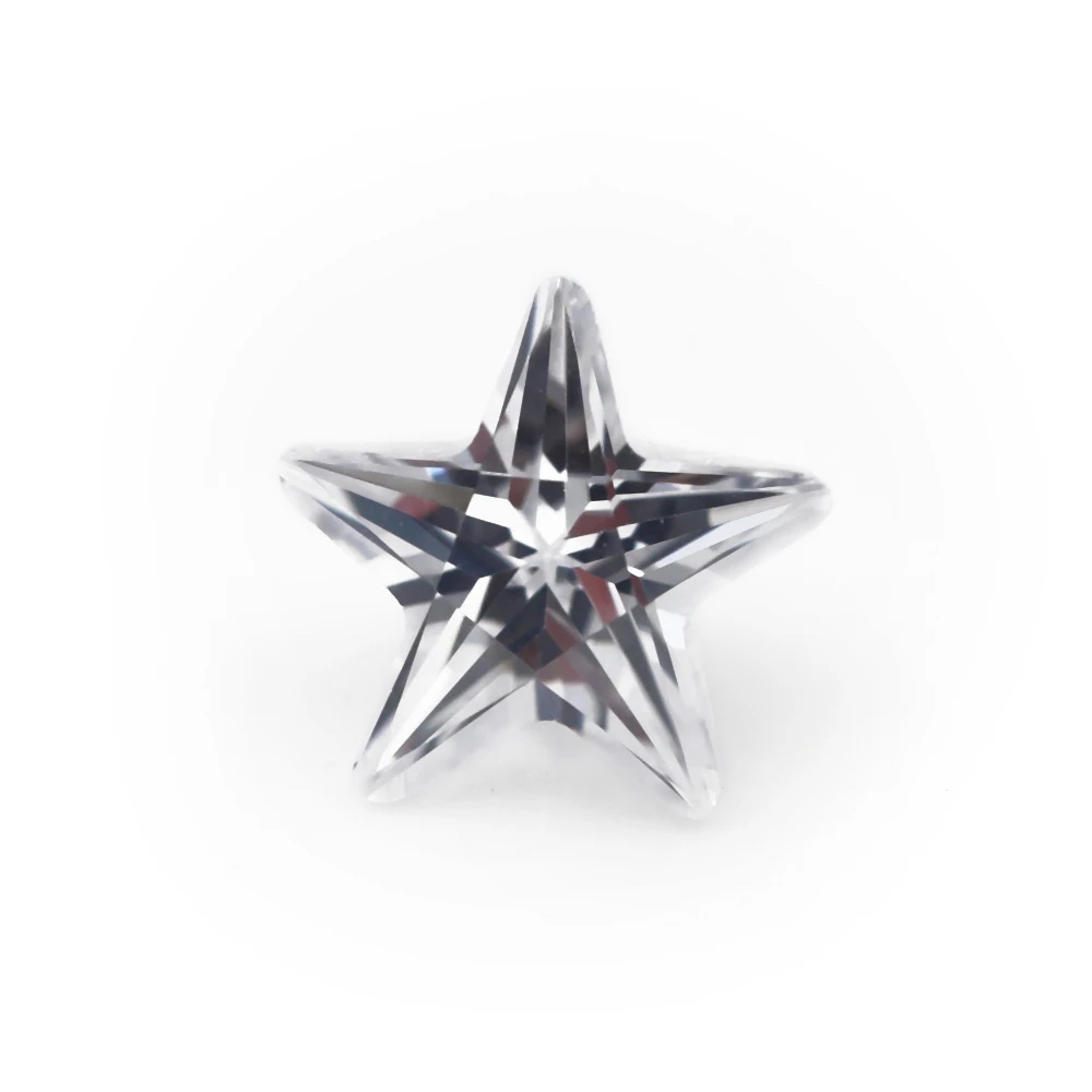 Special Cut Colored Cubic Zirconia White Loose Stone