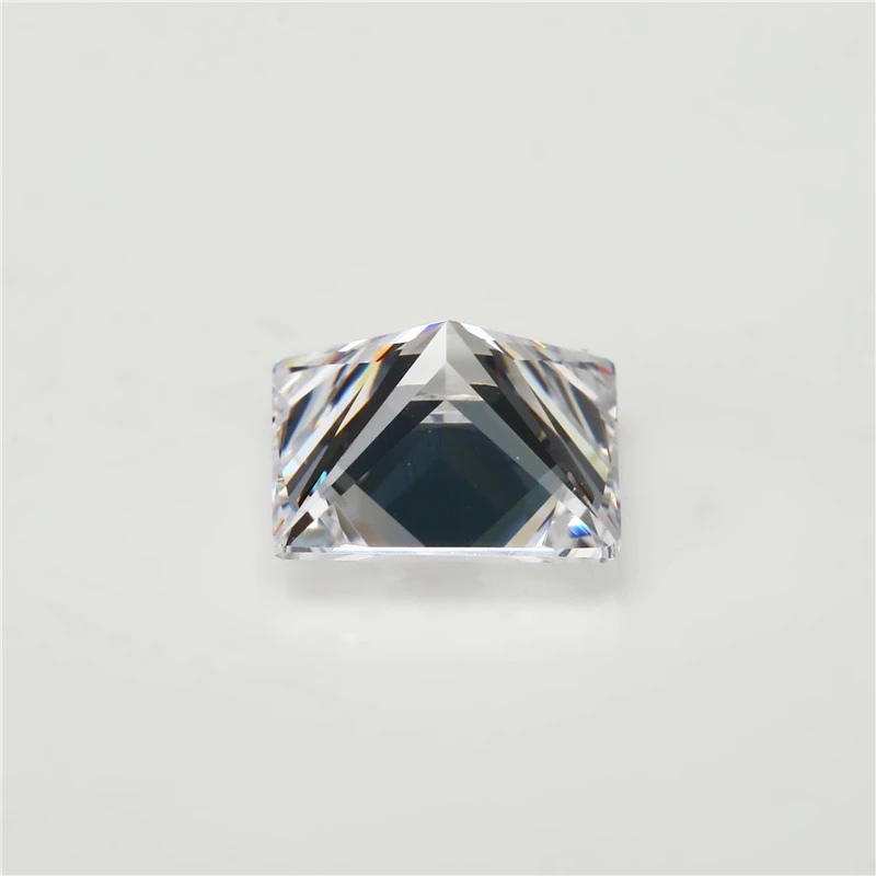 Square Cushion White Cubic Zirconia Loose Stone