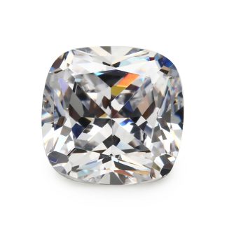 Square Cushion White Cubic Zirconia Loose Stone