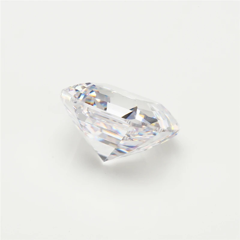 Square Cushion White Cubic Zirconia Loose Stone