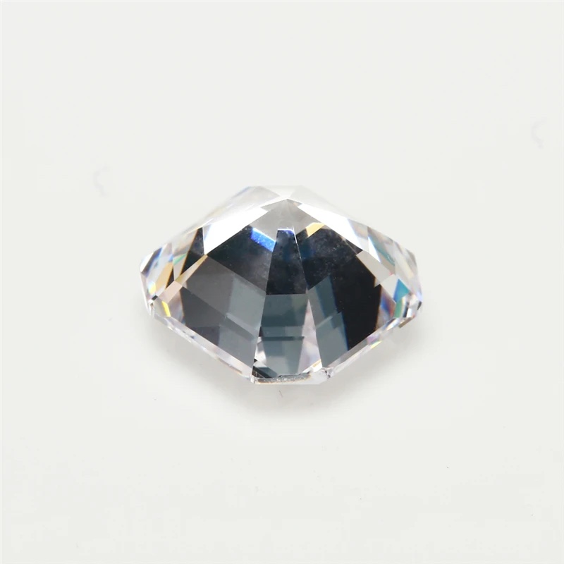 Square Cushion White Cubic Zirconia Loose Stone