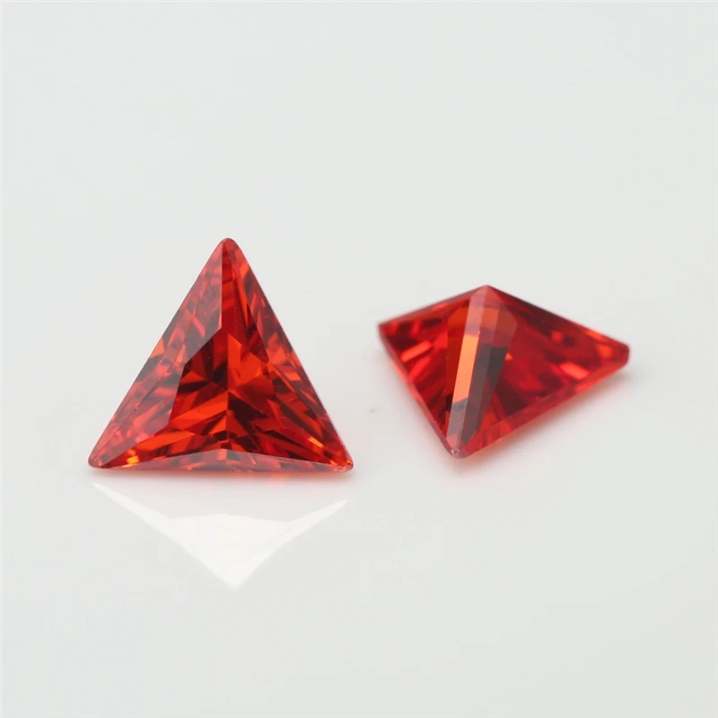 Triangle Trillion Colored Cubic Zirconia Loose Stone